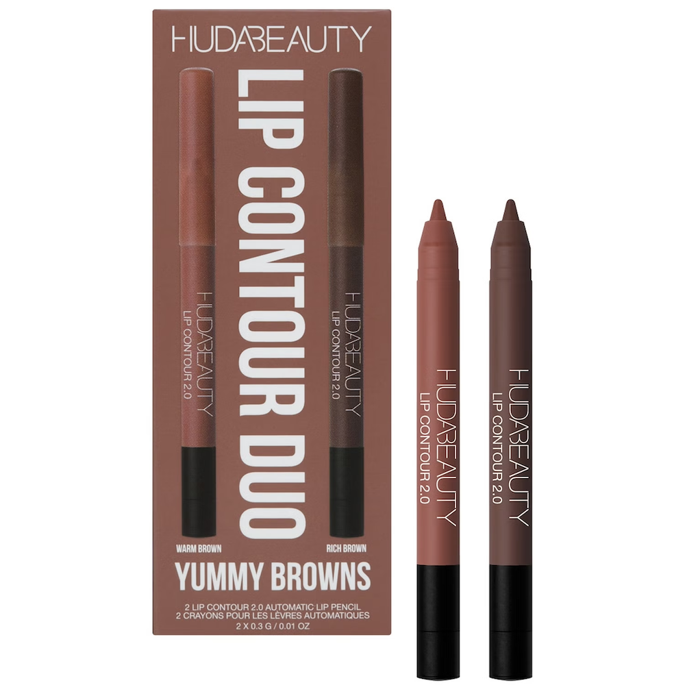 Huda Beauty карандаши для губ yummy browns
