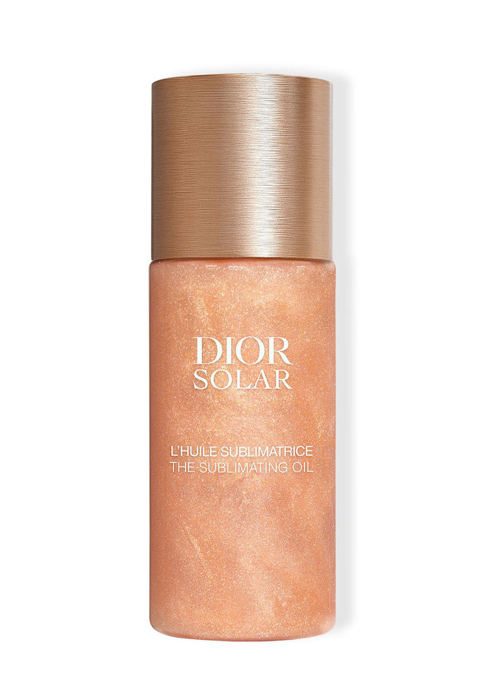 Dior solar мерцающее масло для тела