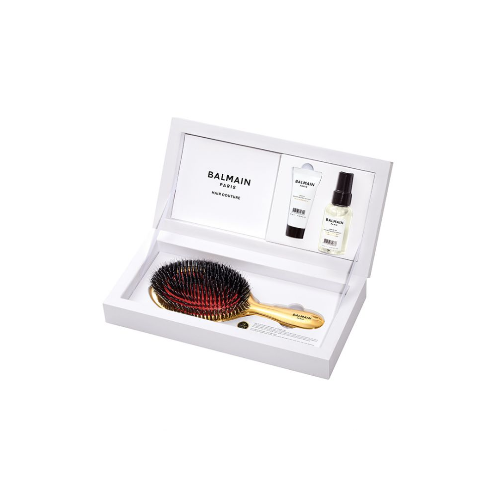 BALMAIN эксклюзивный набор расческа с 14-каратным золотым покрытием